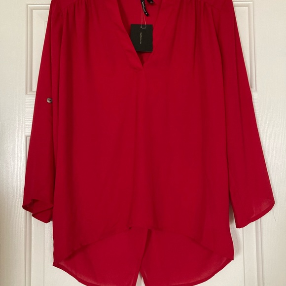 Heartsoul Open Back Red Top/Blouse - Picture 3 of 7